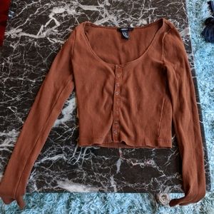 Forever 21 Ribbed Crop Sweater